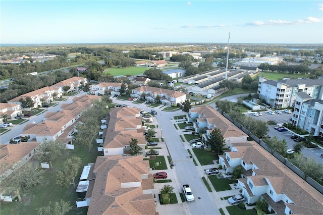 birds eye view of property featuring a residential view