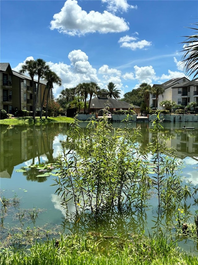 view of water feature