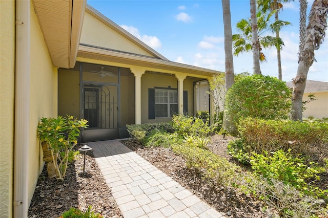 view of entrance to property