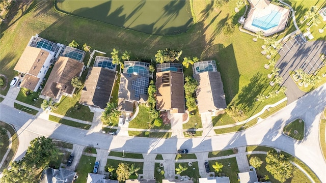 223 Lake Davenport Ests, Davenport, FL 33897 - aerial view of property's location with a pool area