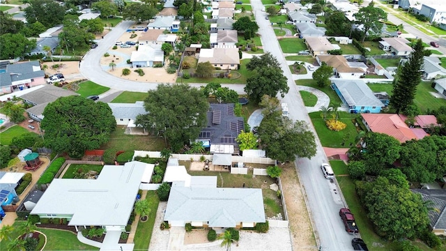 drone / aerial view featuring a residential view