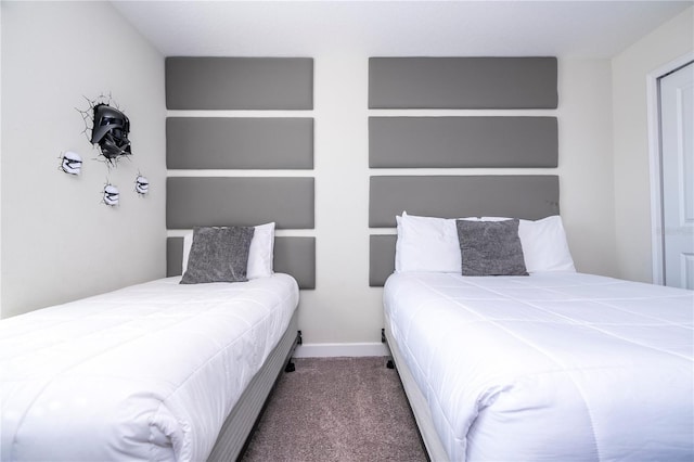bedroom with carpet floors