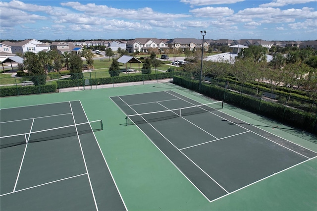 view of tennis court