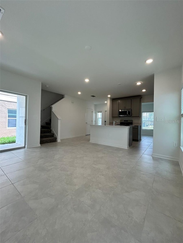 view of unfurnished living room