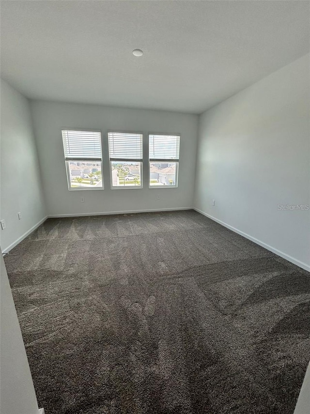 unfurnished room with carpet flooring