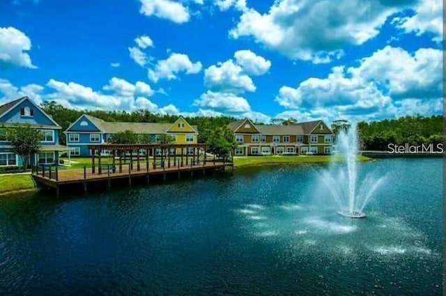 view of water feature