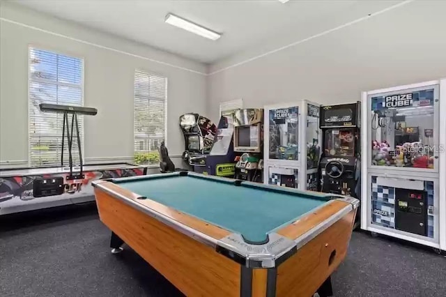 recreation room with billiards