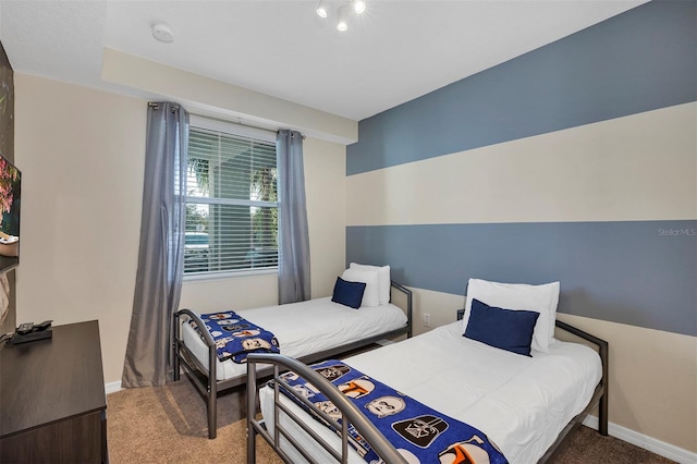 bedroom featuring carpet floors