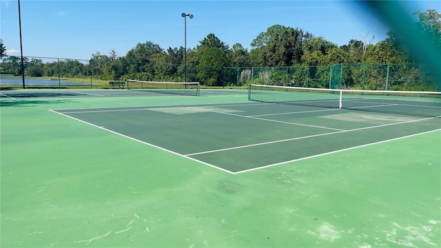 view of tennis court