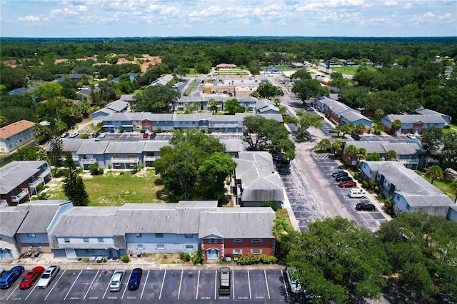 aerial perspective of suburban area