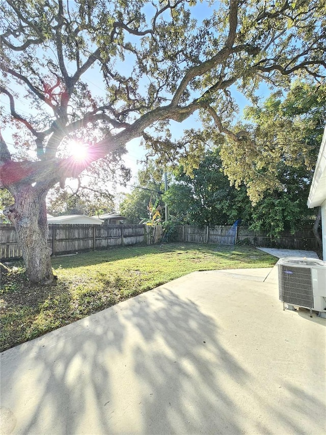 view of patio / terrace featuring cooling unit