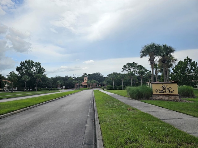 view of road