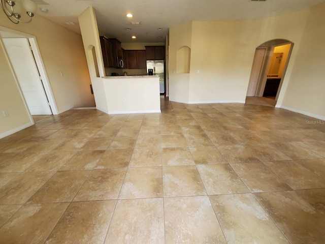 view of unfurnished living room