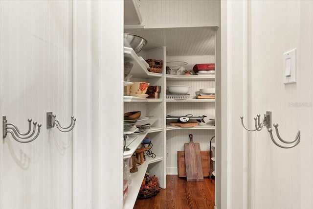 view of pantry