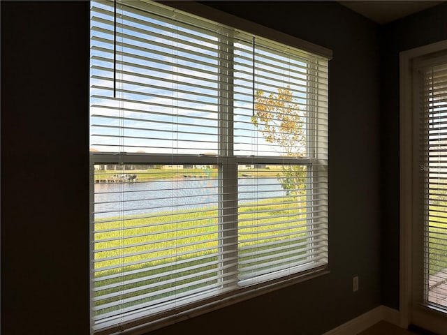 room details with a water view