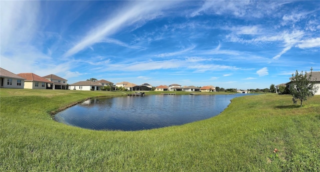 view of water feature