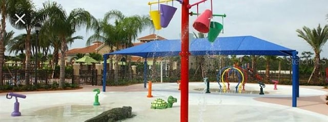 view of play area