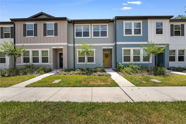 view of property with a front yard