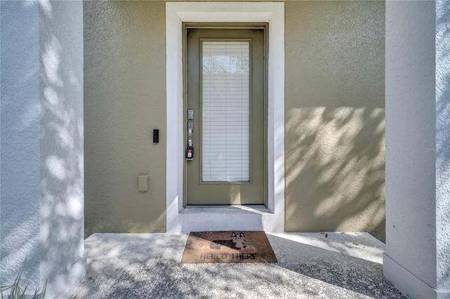 view of entrance to property