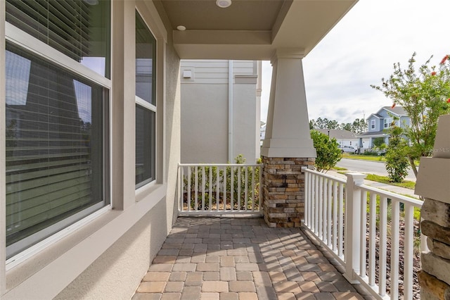 balcony with a porch