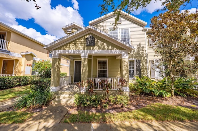 view of front of house featuring a porch