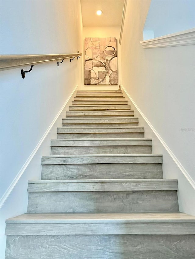 view of staircase