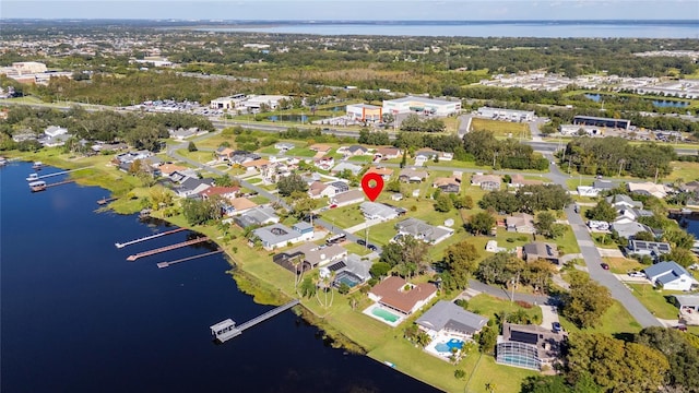 1395 Emerald Dr, Kissimmee, FL 34744 - aerial view of property's location with a nearby body of water
