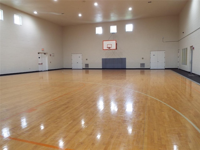 view of sport court with a healthy amount of sunlight