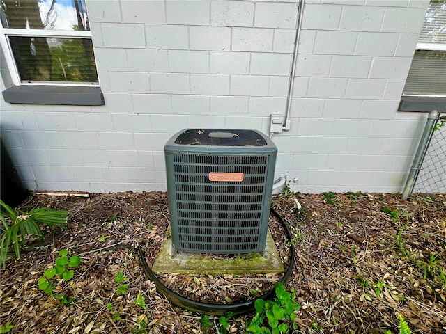 exterior details with cooling unit