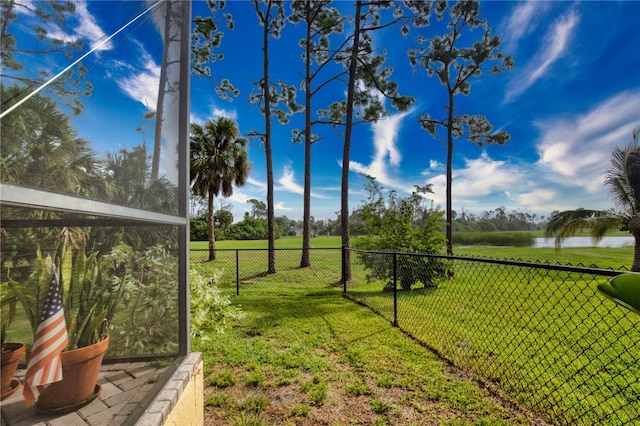 39 Tee View Pl, Rotonda West, FL 33947 - view of yard featuring a water view