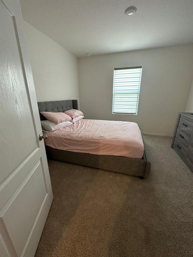 bedroom with carpet flooring