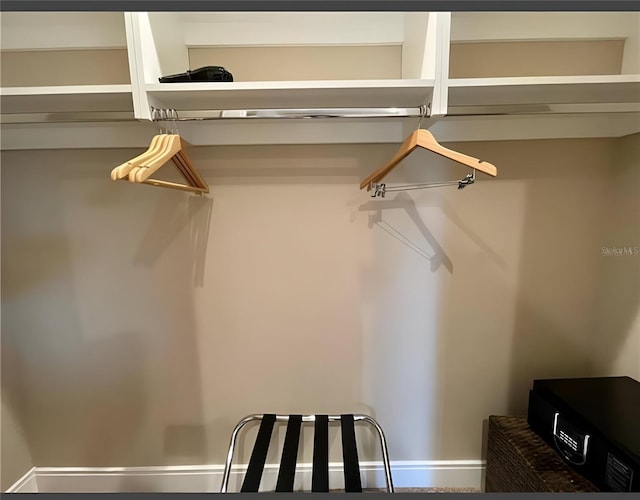 view of closet