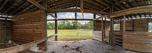 view of stable