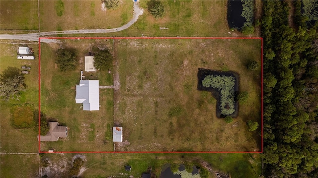 4121 Albritton Rd, Saint Cloud, FL 34772 - aerial view of property's location with property parcel outlined