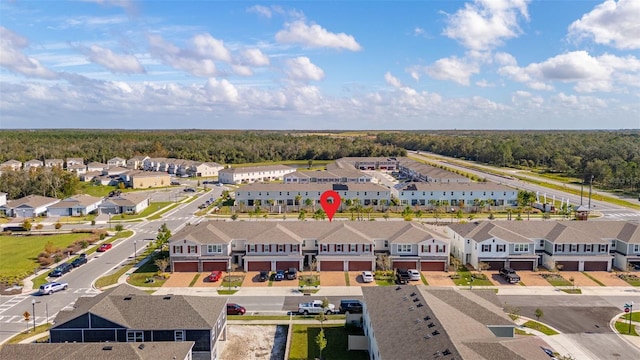 4919 Conifer Cone Dr, Kissimmee, FL 34746 - aerial view of residential area featuring a forest