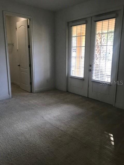 interior space with french doors