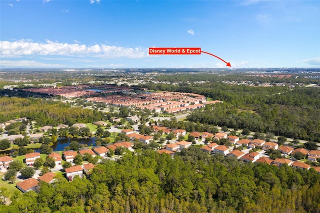 9016 Murano Mews Ct, Kissimmee, FL 34747 - view of property location featuring a heavily wooded area and nearby suburban area