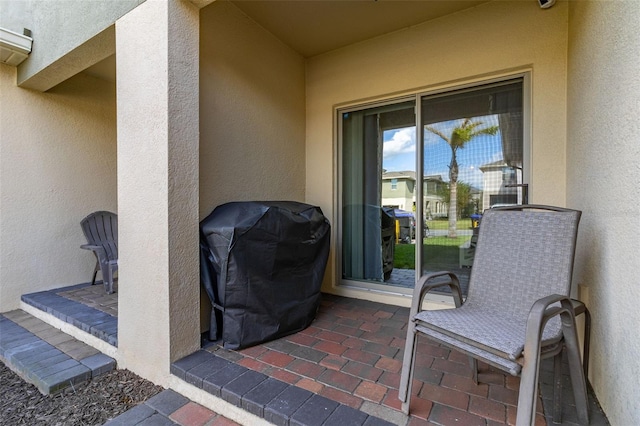 view of patio / terrace featuring area for grilling