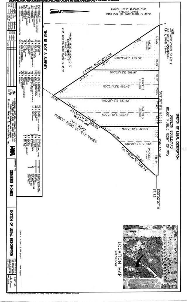 2500 Zuni Rd, Saint Cloud FL, 34771 land for sale