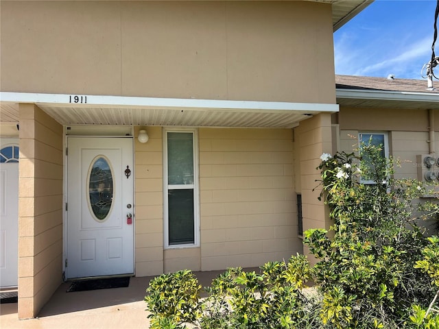 view of property entrance