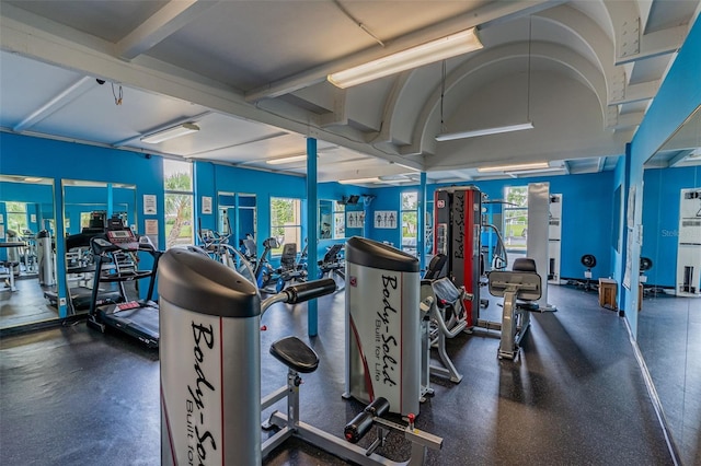 view of exercise room