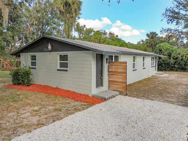 view of ranch-style home