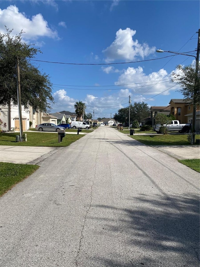 view of road