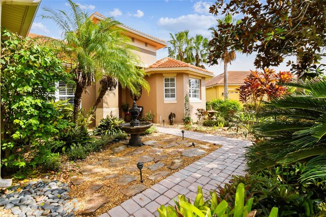 exterior space with a patio