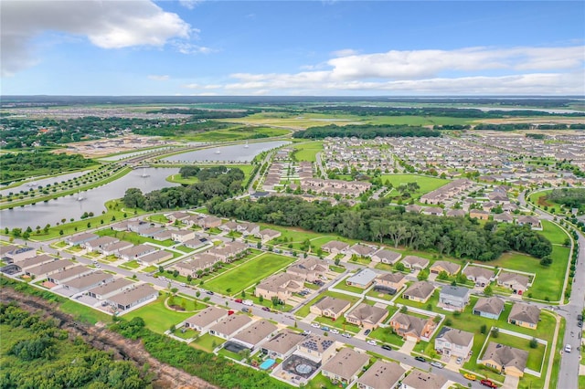 1927 Partin Terrace Rd, Kissimmee, FL 34744 - aerial view of property's location featuring a large body of water and nearby suburban area