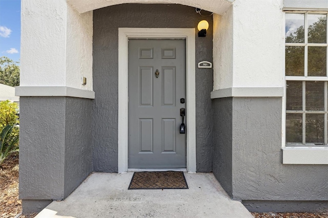 view of entrance to property