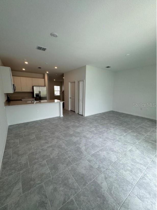 view of unfurnished living room