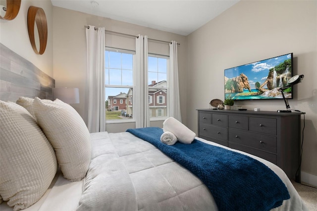 bedroom with carpet flooring