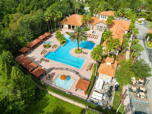 1301 Tuscan Ter Unit 9106, Davenport, FL 33896 - drone / aerial view of a pool