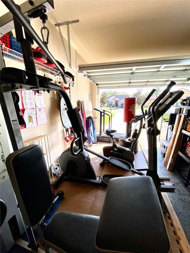 view of exercise room